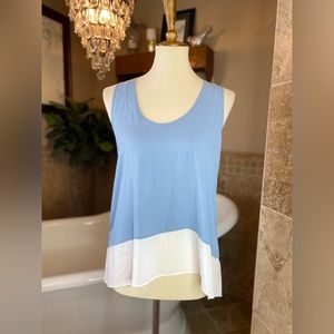 NWT bcbgmaxazria allison shadow tank blouse size xs